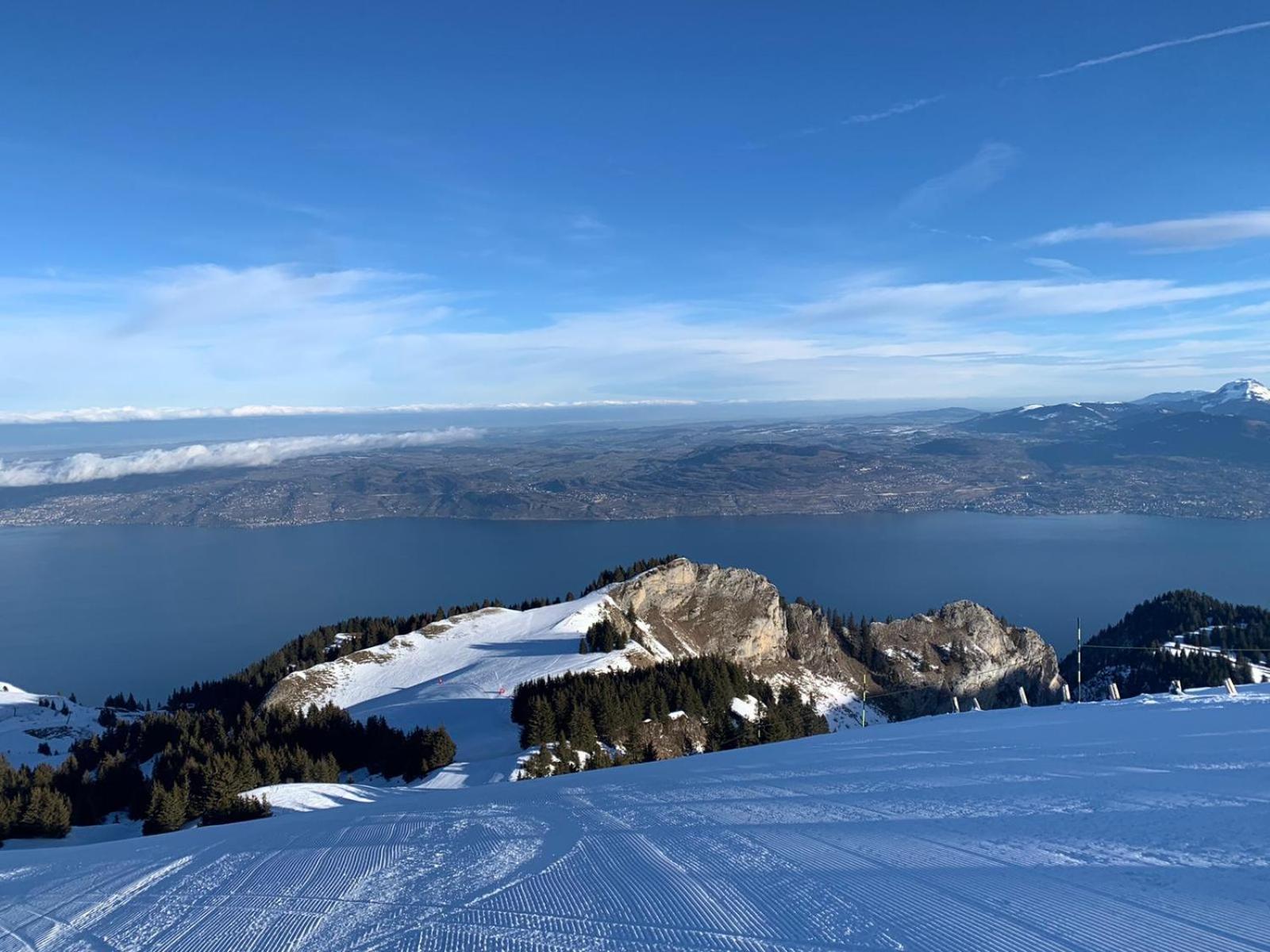 Chalet Les Alpages Vue Panoramique Sur Le Lac Leman Thollon-les-Memises ภายนอก รูปภาพ